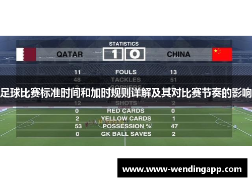 足球比赛标准时间和加时规则详解及其对比赛节奏的影响 足球比赛标准时间和加时规则详解及其对比赛节奏的影响